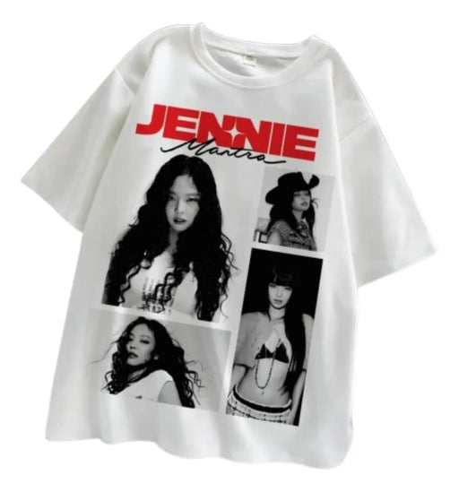 Camiseta Jennie Mantra Blackpink Rosé Jisoo Kpop Rockstar - Quierox - Tienda Online