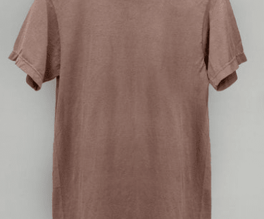 Camiseta manga corta confort en color café esprés, para hombre - Quierox - Tienda Online