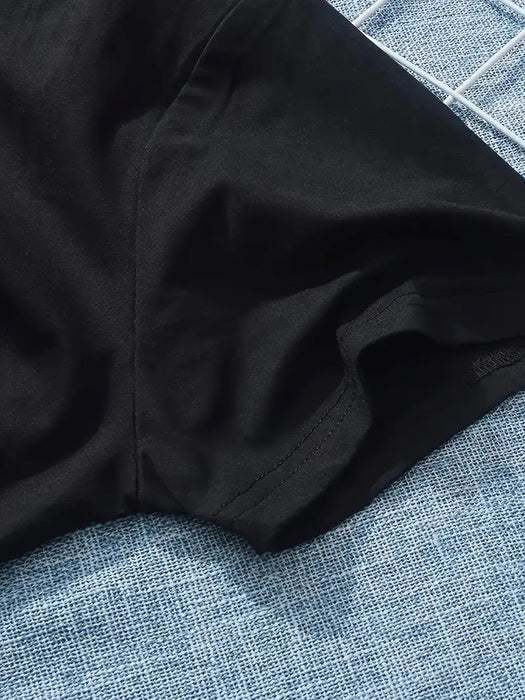 Camiseta negra de talla grande para hombre y mujer con estampado de fases lunares - Quierox - Tienda Online