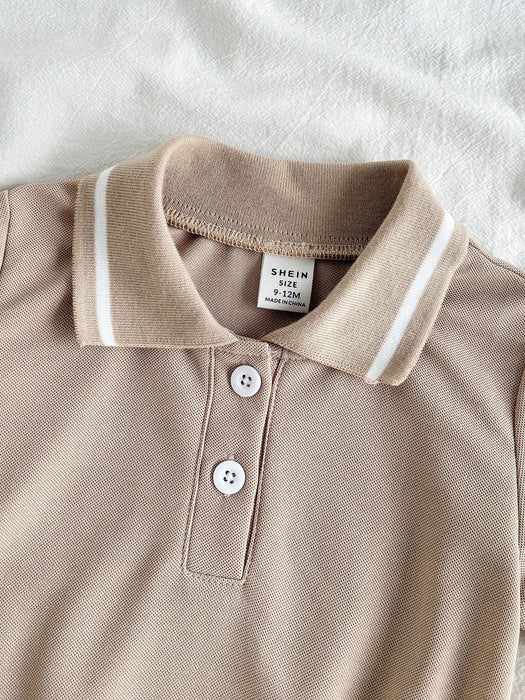 Camiseta polo de manga corta para bebé niño de Vintaside Kids, estilo casual y sencillo. - Quierox - Tienda Online