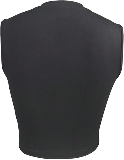 Camiseta sin mangas con estampado gráfico de letras para mujer, sin mangas, cuello con muescas - Quierox - Tienda Online