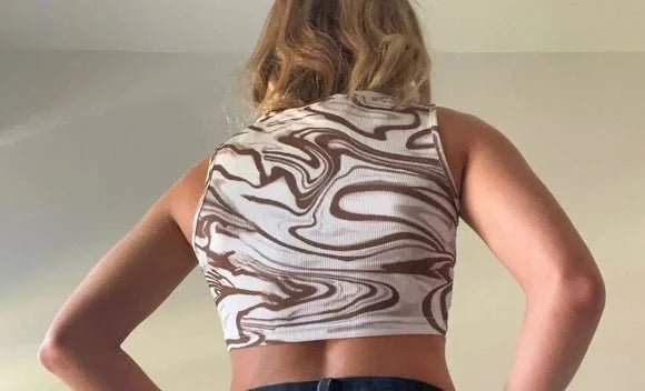 Camiseta sin mangas con remolino - Quierox - Tienda Online