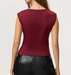 Camiseta sin mangas fruncida - Quierox - Tienda Online