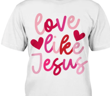 Camiseta unisex "Ama como Jesús" - Quierox - Tienda Online