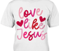 Camiseta unisex "Ama como Jesús" - Quierox - Tienda Online