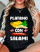 Camiseta Vintage Dominicana de Mangú y Salami - Quierox - Tienda Online