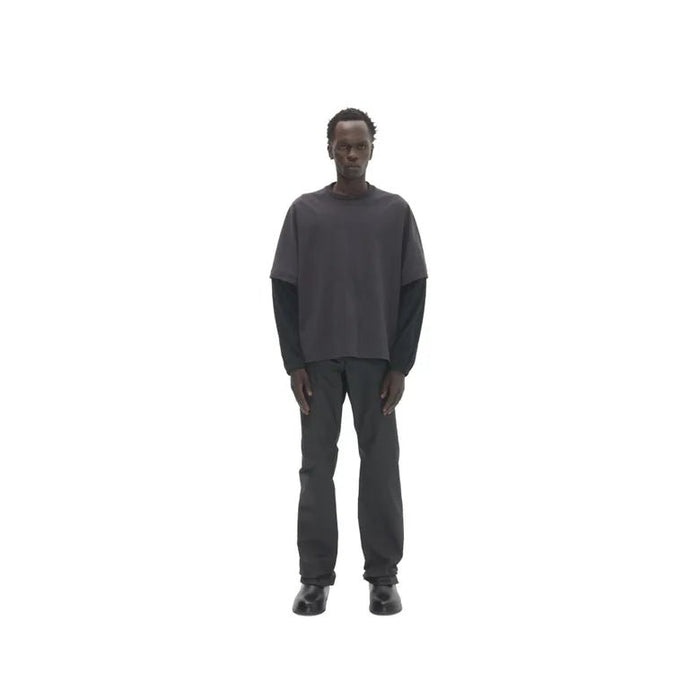 Camiseta yeezy manga larga para hombre TS-05-Negro - Quierox - Tienda Online