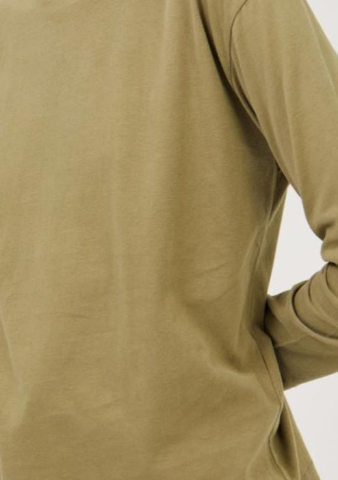 Camiseta Zara manga larga Basico, verde Olivo - Quierox - Tienda Online