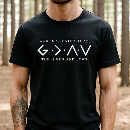 Camisetas cristianas de cuello redondo con estampado gráfico - Quierox - Tienda Online