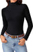 Camisetas de cuello alto para mujer, manga larga, ligera y elástica - Quierox - Tienda Online