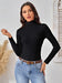 Camisetas de cuello alto para mujer, manga larga, ligera y elástica - Quierox - Tienda Online