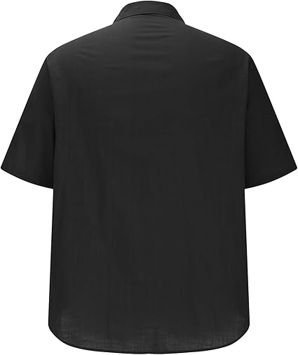 Camisetas de manga corta con botones para hombre - Quierox - Tienda Online
