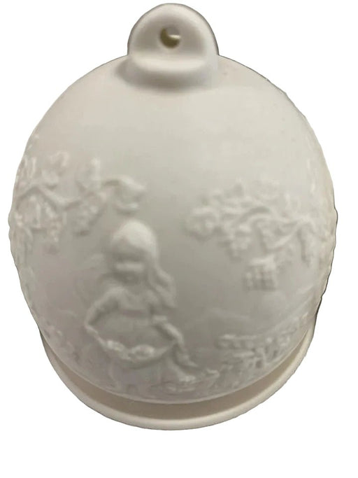 CAMPANA PORCELANA MATE DE INVIERNO Vintage LLADRO Adorno de Navidad - Quierox - Tienda Online