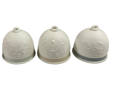 CAMPANA PORCELANA MATE DE INVIERNO Vintage LLADRO Adorno de Navidad - Quierox - Tienda Online