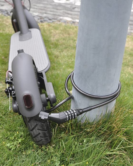 Candado de bicicleta NDakter, con cable, de alta seguridad (negro, 1,2 m de largo, 0,81 cm de diámetro) - Quierox - Tienda Online