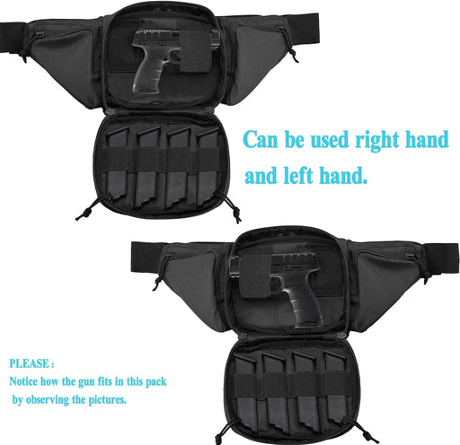 Cangurera de pistola oculta, bolsa táctica para la cintura - Quierox - Tienda Online