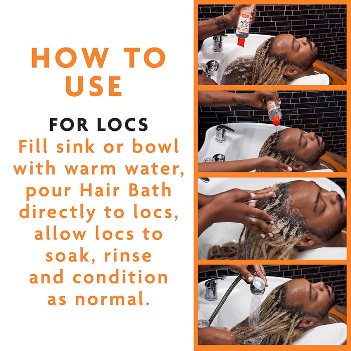 Cantu Protective Styles Bath & Cleanser con vinagre de sidra de manzana y aloe, 10 onzas - Quierox - Tienda Online