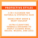 Cantu Protective Styles Bath & Cleanser con vinagre de sidra de manzana y aloe, 10 onzas - Quierox - Tienda Online