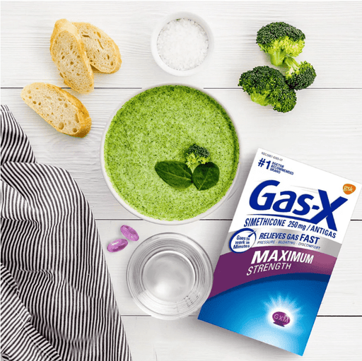 Cápsulas blandas Gas - X de máxima potencia para el alivio de gases - Quierox - Tienda Online