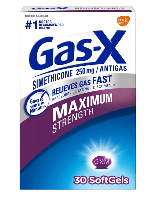Cápsulas blandas Gas - X de máxima potencia para el alivio de gases - Quierox - Tienda Online