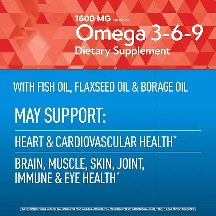 Cápsulas blandas Member's Mark Omega 3 - 6 - 9 con aceite de atún de origen sostenible - Quierox - Tienda Online