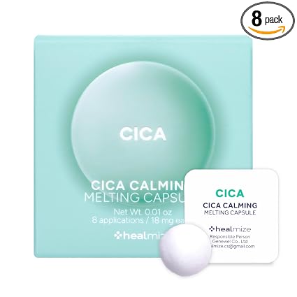 Cápsulas CICA Calming Melting Snowball (8 unidades) – 5422 ppm de extracto de levadura Centella Asiática - Quierox - Tienda Online