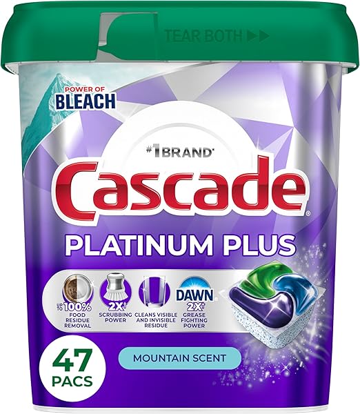 Cápsulas para lavavajillas Cascade Platinum Plus, detergente para lavavajillas - Quierox - Tienda Online