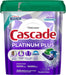 Cápsulas para lavavajillas Cascade Platinum Plus, detergente para lavavajillas - Quierox - Tienda Online