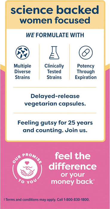 Cápsulas probióticas Renew Life para mujeres, 50 mil millones de UFC garantizadas 30 unid - Quierox - Tienda Online