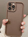 Carcasa blanda mate simple y sólida, adecuada, regalo de Navidad para iPhone 14 Pro Max - Quierox - Tienda Online