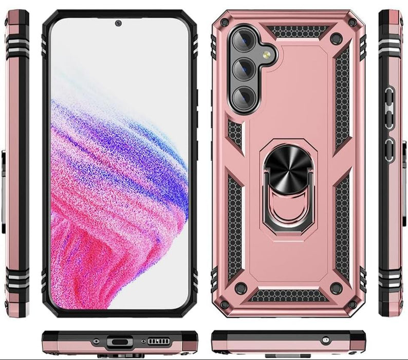 Carcasa con Soporte magnético para coche compatible con Samsung A14 - Quierox - Tienda Online