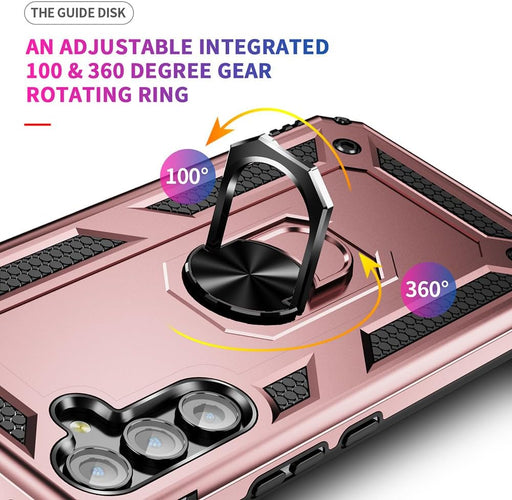 Carcasa con Soporte magnético para coche compatible con Samsung A14 - Quierox - Tienda Online