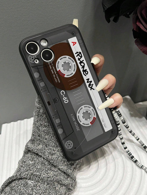 Carcasa negra con diseño de cinta de casete de dibujos animados Galaxy A13 4G - Quierox - Tienda Online