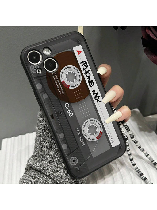 Carcasa negra con diseño de cinta de casete de dibujos animados Galaxy A13 4G - Quierox - Tienda Online