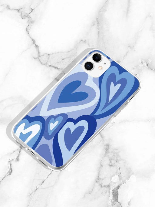 Carcasa Para Teléfono Con Diseño De Corazones - Quierox - Tienda Online