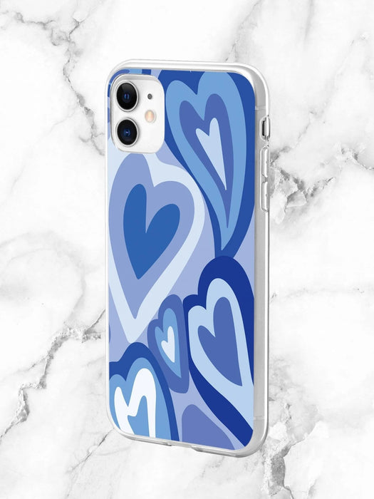 Carcasa Para Teléfono Con Diseño De Corazones - Quierox - Tienda Online