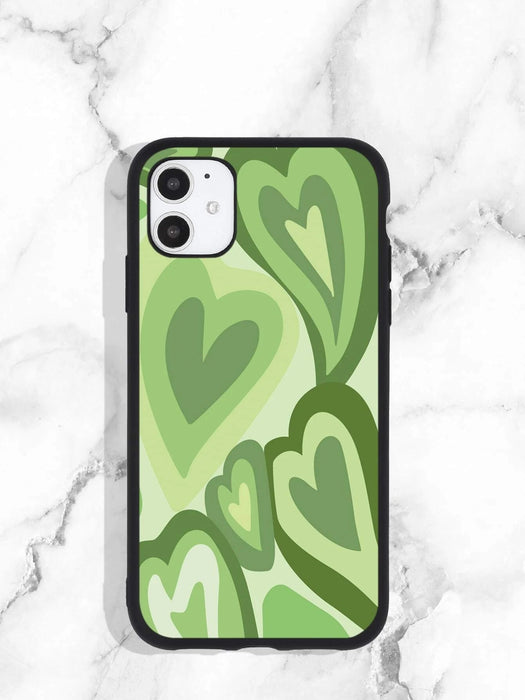 Carcasa Para Teléfono Con Diseño De Corazones - Quierox - Tienda Online