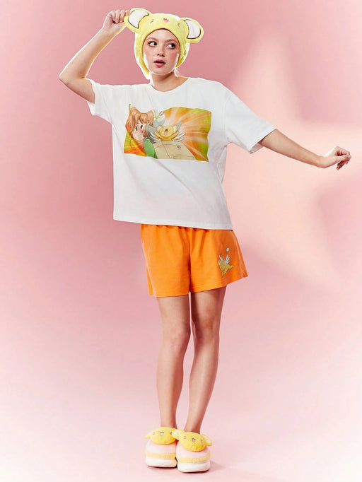 CARDCAPTOR SAKURA | SHEIN Linda Gorra De Secado De Pelo Con Estampado De Dibujos - Quierox - Tienda Online