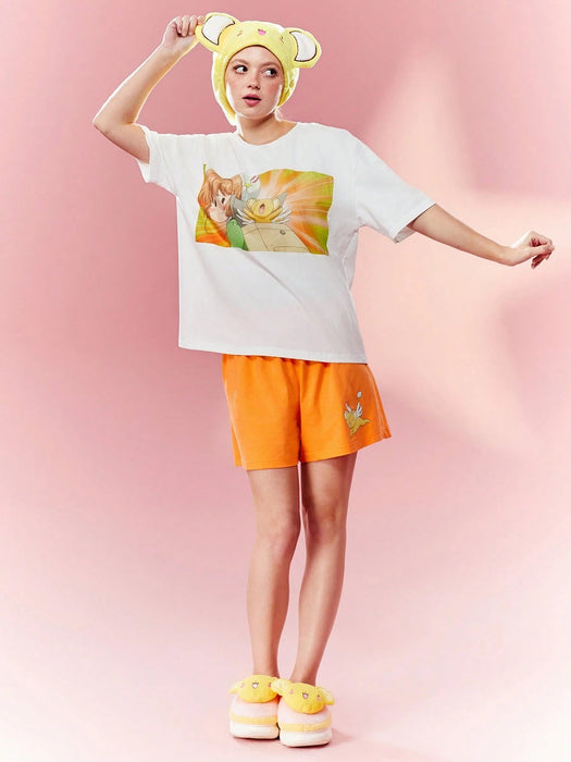 CARDCAPTOR SAKURA | SHEIN Linda Gorra De Secado De Pelo Con Estampado De Dibujos - Quierox - Tienda Online