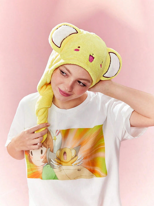 CARDCAPTOR SAKURA | SHEIN Linda Gorra De Secado De Pelo Con Estampado De Dibujos - Quierox - Tienda Online