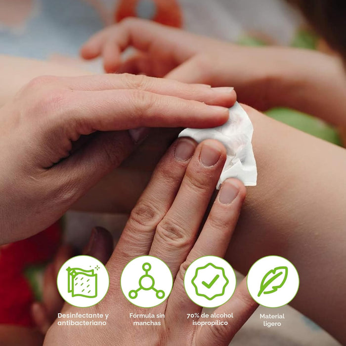 Care Touch Almohadillas de preparación estériles con alcohol, tamaño mediano, 2-ply – 400 Toallitas - Quierox - Tienda Online
