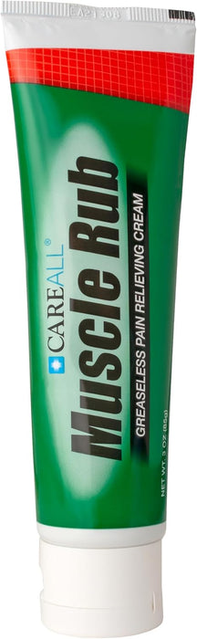 CareAll Muscle Rub Crema No Grasa 3.0 oz Alivio de dolores menores y dolores en músculos y articulaciones - Quierox - Tienda Online