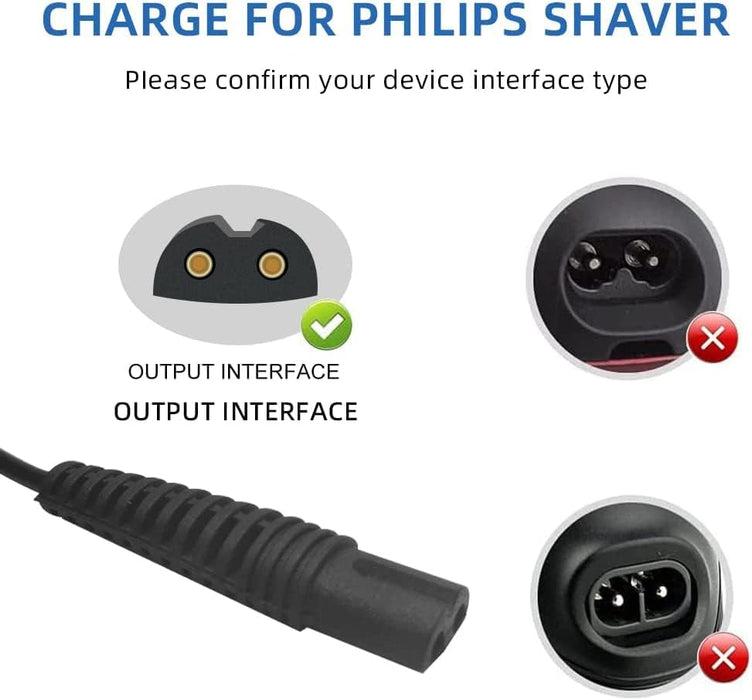 Cargador de 12 V para afeitadora eléctrica Braun Series 7, 9, 3, 5 y 1: 3040s, 340s, 9385 cc... - Quierox - Tienda Online
