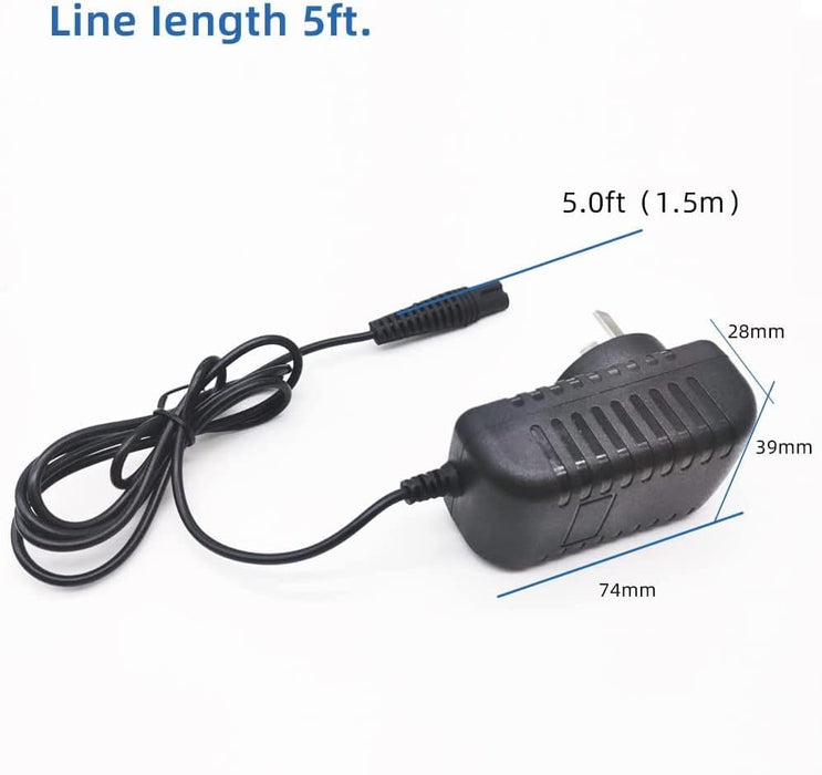 Cargador de 12 V para afeitadora eléctrica Braun Series 7, 9, 3, 5 y 1: 3040s, 340s, 9385 cc... - Quierox - Tienda Online