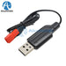 Cargador de cable USB batería de litio lipo 3,7 V 500 mA salida 1S cabeza hembra roja JST - Quierox - Tienda Online
