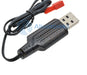 Cargador de cable USB batería de litio lipo 3,7 V 500 mA salida 1S cabeza hembra roja JST - Quierox - Tienda Online