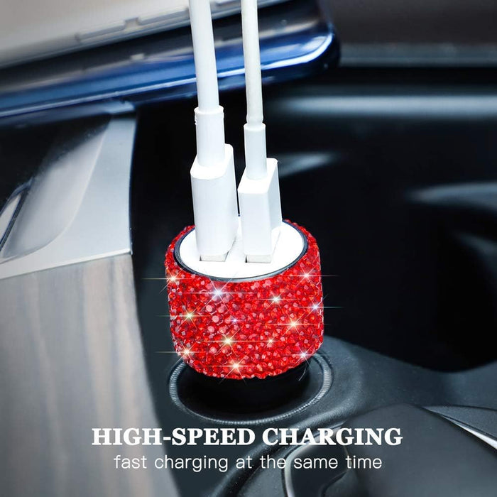 Cargador de coche con doble USB para iPhone Xs Max X Plus, iPad Pro/Mini, Samsung - Quierox - Tienda Online