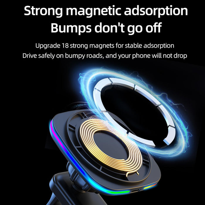 Cargador de coche MagSafe de 15 W, ventilación de aire/tablero de instrumentos - Quierox - Tienda Online