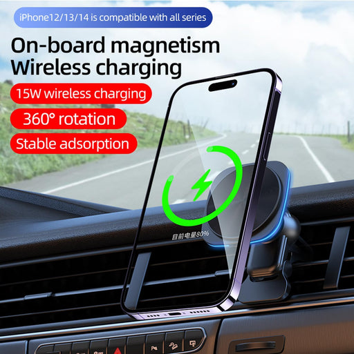 Cargador de coche MagSafe de 15 W, ventilación de aire/tablero de instrumentos - Quierox - Tienda Online