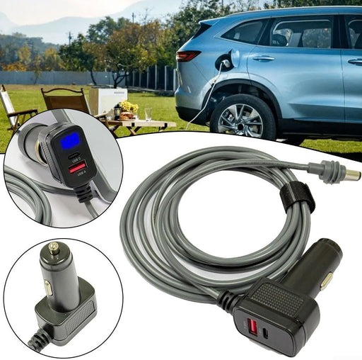 Cargador de coche para mini cuenco rectangular, resistente a la intemperie, adaptador USB - C - Quierox - Tienda Online